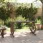 vidaXL Mesa de jardín madera maciza abeto 115x55x65 cm vidaXL Mesa de jardín madera maciza abeto 115x55x65 cm