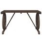 vidaXL Mesa de jardín madera maciza abeto 115x55x65 cm vidaXL Mesa de jardín madera maciza abeto 115x55x65 cm