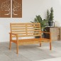 vidaXL Banco sofá de jardín madera maciza de acacia 120 cm vidaXL Banco sofá de jardín madera maciza de acacia 120 cm