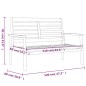 vidaXL Banco sofá de jardín madera maciza de acacia 120 cm vidaXL Banco sofá de jardín madera maciza de acacia 120 cm