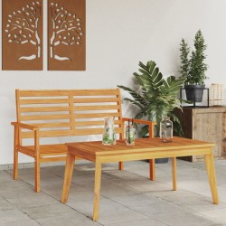 vidaXL Set de muebles de jardín madera maciza de acacia