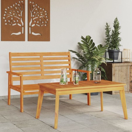 vidaXL Set de muebles de jardín madera maciza de acacia
