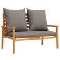 vidaXL Set de muebles de jardín con cojines madera maciza acacia vidaXL Set de muebles de jardín con cojines madera maciza acacia