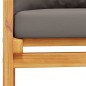 vidaXL Set de muebles de jardín con cojines madera maciza acacia vidaXL Set de muebles de jardín con cojines madera maciza acacia