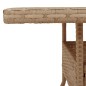 vidaXL Mesa de jardín ratán sintético madera acacia beige 80x80x75 cm vidaXL Mesa de jardín ratán sintético madera acacia beige 80x80x75 cm