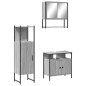 vidaXL Set de muebles de baño 3 pzas madera contrachapada gris sonoma vidaXL Set de muebles de baño 3 pzas madera contrachapada gris sonoma