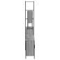 vidaXL Set de muebles de baño 4 pzas madera contrachapada gris sonoma vidaXL Set de muebles de baño 4 pzas madera contrachapada gris sonoma