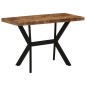 vidaXL Mesa de comedor madera maciza de mango 110x55x75 cm vidaXL Mesa de comedor madera maciza de mango 110x55x75 cm