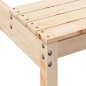 vidaXL Mesa de picnic madera maciza de pino 110x134x75 cm vidaXL Mesa de picnic madera maciza de pino 110x134x75 cm