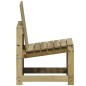 vidaXL Juego de muebles de jardín 3 pzas madera de pino impregnada vidaXL Juego de muebles de jardín 3 pzas madera de pino impregnada