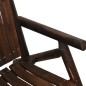 vidaXL Juego de muebles de jardín 4 piezas madera maciza de abeto vidaXL Juego de muebles de jardín 4 piezas madera maciza de abeto