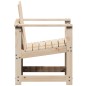 vidaXL Juego de muebles de jardín 3 piezas madera maciza de pino vidaXL Juego de muebles de jardín 3 piezas madera maciza de pino