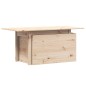 vidaXL Mesa de jardín madera maciza de pino 100x50x75 cm vidaXL Mesa de jardín madera maciza de pino 100x50x75 cm