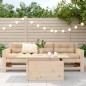 vidaXL Mesa de jardín madera maciza de pino 100x50x75 cm vidaXL Mesa de jardín madera maciza de pino 100x50x75 cm
