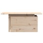 vidaXL Mesa de jardín madera maciza de pino 100x50x75 cm vidaXL Mesa de jardín madera maciza de pino 100x50x75 cm