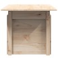 vidaXL Mesa de jardín madera maciza de pino 100x50x75 cm vidaXL Mesa de jardín madera maciza de pino 100x50x75 cm