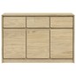 vidaXL Aparador SAUDA madera maciza pino color roble 114x43x75,5 cm vidaXL Aparador SAUDA madera maciza pino color roble 114x43x75,5 cm