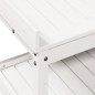 vidaXL Mesa plantación con estantes madera pino blanco 108x45x86,5 cm vidaXL Mesa plantación con estantes madera pino blanco 108x45x86,5 cm