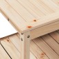 vidaXL Mesa de plantación con estantes madera maciza pino 82,5x45x81cm vidaXL Mesa de plantación con estantes madera maciza pino 82,5x45x81cm