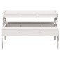 vidaXL Mesa de pícnic para niños madera maciza pino blanco 88x97x52 cm vidaXL Mesa de pícnic para niños madera maciza pino blanco 88x97x52 cm