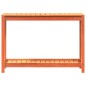vidaXL Mesa de plantación y estante madera maciza marrón 108x35x75 cm vidaXL Mesa de plantación y estante madera maciza marrón 108x35x75 cm