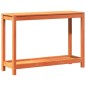 vidaXL Mesa de plantación y estante madera maciza marrón 108x35x75 cm vidaXL Mesa de plantación y estante madera maciza marrón 108x35x75 cm