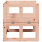 vidaXL Banco sofá de jardín extensible madera maciza Douglas