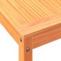 vidaXL Mesa de plantación y estante madera maciza marrón 108x50x75 cm vidaXL Mesa de plantación y estante madera maciza marrón 108x50x75 cm