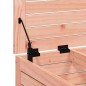 vidaXL Taburete de jardín con cojín madera maciza de abeto de Douglas vidaXL Taburete de jardín con cojín madera maciza de abeto de Douglas