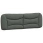 vidaXL Estructura de cama con luces LED tela gris oscuro 160x200 cm vidaXL Estructura de cama con luces LED tela gris oscuro 160x200 cm