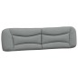 vidaXL Estructura de cama con luces LED tela gris claro 200x200 cm vidaXL Estructura de cama con luces LED tela gris claro 200x200 cm