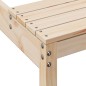 vidaXL Mesa de pícnic madera maciza de pino 160x134x75 cm vidaXL Mesa de pícnic madera maciza de pino 160x134x75 cm