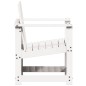 vidaXL Silla de jardín madera maciza de pino blanco 62x55x77 cm vidaXL Silla de jardín madera maciza de pino blanco 62x55x77 cm