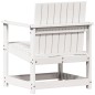 vidaXL Silla de jardín madera maciza de pino blanco 62x55x77 cm vidaXL Silla de jardín madera maciza de pino blanco 62x55x77 cm