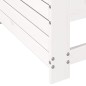 vidaXL Sofá de jardín con reposabrazos madera pino blanco 69x62x70,5cm vidaXL Sofá de jardín con reposabrazos madera pino blanco 69x62x70,5cm