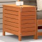 vidaXL Taburete de jardín madera de pino marrón cera 62x31,5x52 cm vidaXL Taburete de jardín madera de pino marrón cera 62x31,5x52 cm