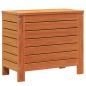 vidaXL Taburete de jardín madera de pino marrón cera 62x31,5x52 cm vidaXL Taburete de jardín madera de pino marrón cera 62x31,5x52 cm
