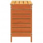 vidaXL Taburete de jardín madera de pino marrón cera 62x31,5x52 cm vidaXL Taburete de jardín madera de pino marrón cera 62x31,5x52 cm
