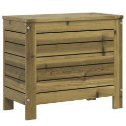 vidaXL Taburete de jardín madera de pino impregnada 62x31,5x52 cm