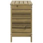 vidaXL Taburete de jardín madera de pino impregnada 62x31,5x52 cm vidaXL Taburete de jardín madera de pino impregnada 62x31,5x52 cm