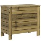 vidaXL Taburete de jardín madera de pino impregnada 62x31,5x52 cm vidaXL Taburete de jardín madera de pino impregnada 62x31,5x52 cm