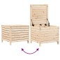 vidaXL Taburete de jardín madera maciza de pino 62x63,5x53,5 cm vidaXL Taburete de jardín madera maciza de pino 62x63,5x53,5 cm