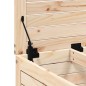 vidaXL Taburete de jardín madera maciza de pino 62x63,5x53,5 cm vidaXL Taburete de jardín madera maciza de pino 62x63,5x53,5 cm