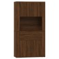 vidaXL Aparador alto madera contrachapada marrón roble vidaXL Aparador alto madera contrachapada marrón roble