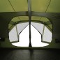 vidaXL Tienda de campaña 10 personas tela opaca impermeable verde