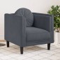 vidaXL Sillón con cojín terciopelo gris oscuro vidaXL Sillón con cojín terciopelo gris oscuro