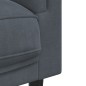 vidaXL Sillón con cojín terciopelo gris oscuro vidaXL Sillón con cojín terciopelo gris oscuro