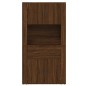 vidaXL Aparador alto madera contrachapada marrón roble vidaXL Aparador alto madera contrachapada marrón roble