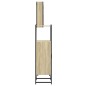 vidaXL Set de muebles de baño 3 pzas madera contrachapada roble sonoma