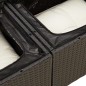 vidaXL Set de comedor de jardín 7 pzas y cojines ratán sintético negro vidaXL Set de comedor de jardín 7 pzas y cojines ratán sintético negro